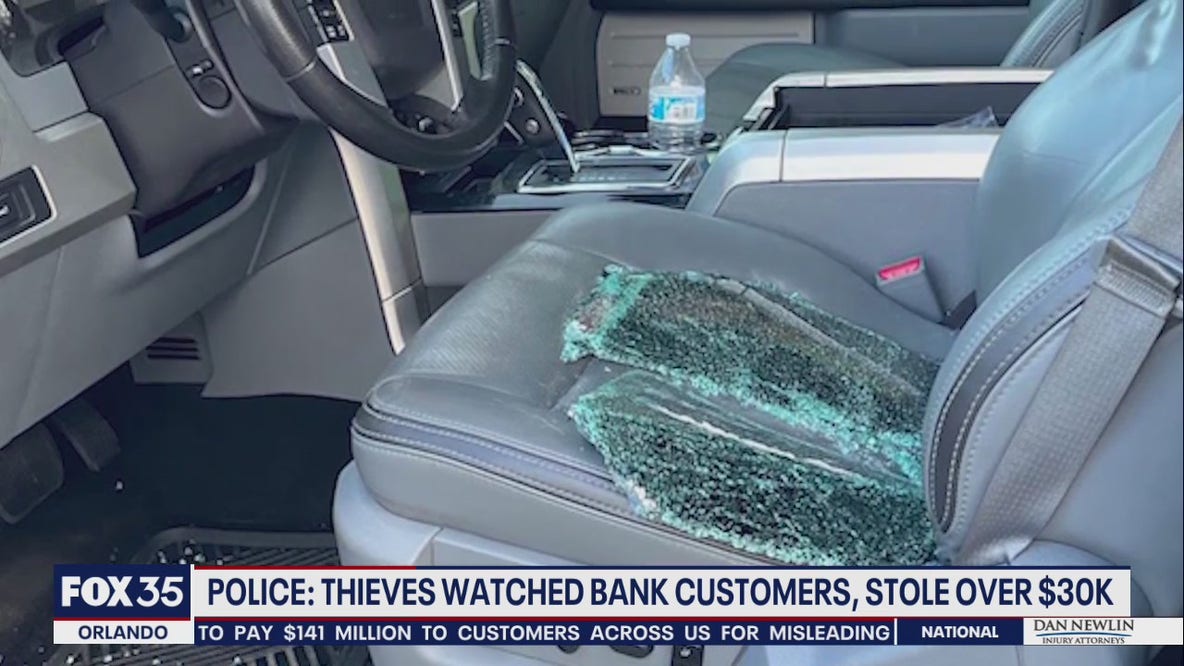 Florida police issue warning after 2 possibly followed, then burgled after stopping at bank